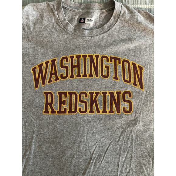 NFL Team Apparel Washington Redskins Short Sleeve Gray Graphic T-shirt XL - Picture 3 of 4